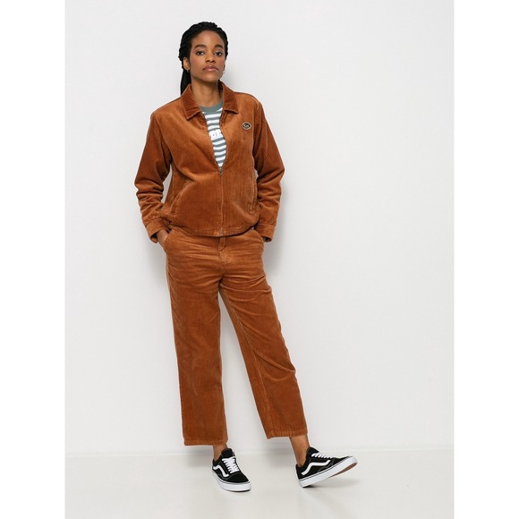 Brixton Pants - Brixton Brown Victory Corduroy Straight Leg Pants 27 Wide Wale Trousers Caramel
